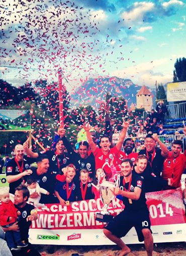 Beachsoccer sable dancer champions