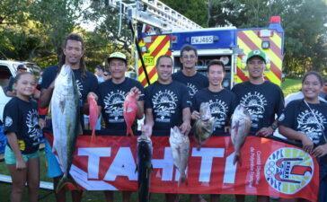 belle deuxième journée pour les tahitiens qui affichent 32 prises  (2ième meilleure total de prises de la journée)