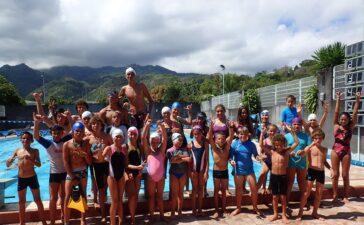A Pater en stage de natation